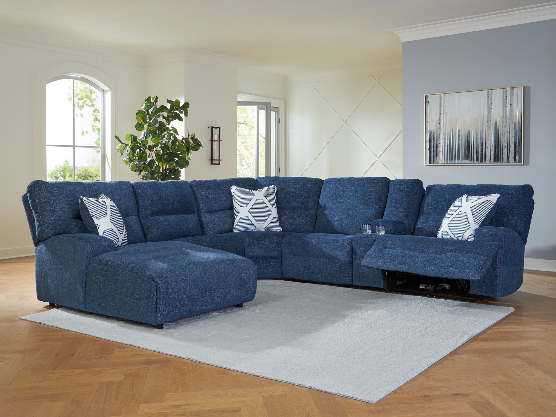 Modern Fabric Sectional