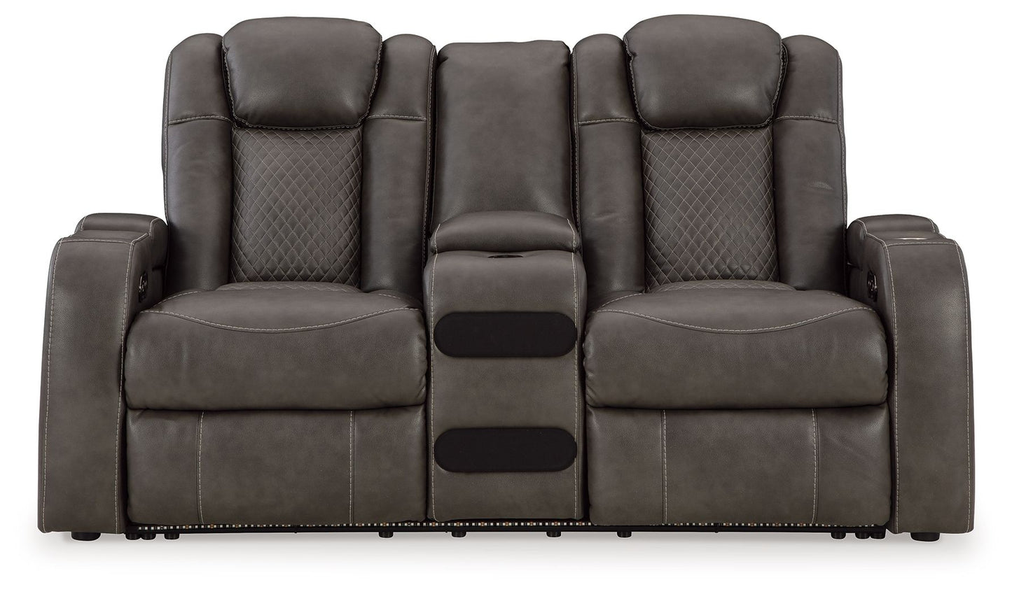 Shadow Storage Reclining Loveseat - view 5