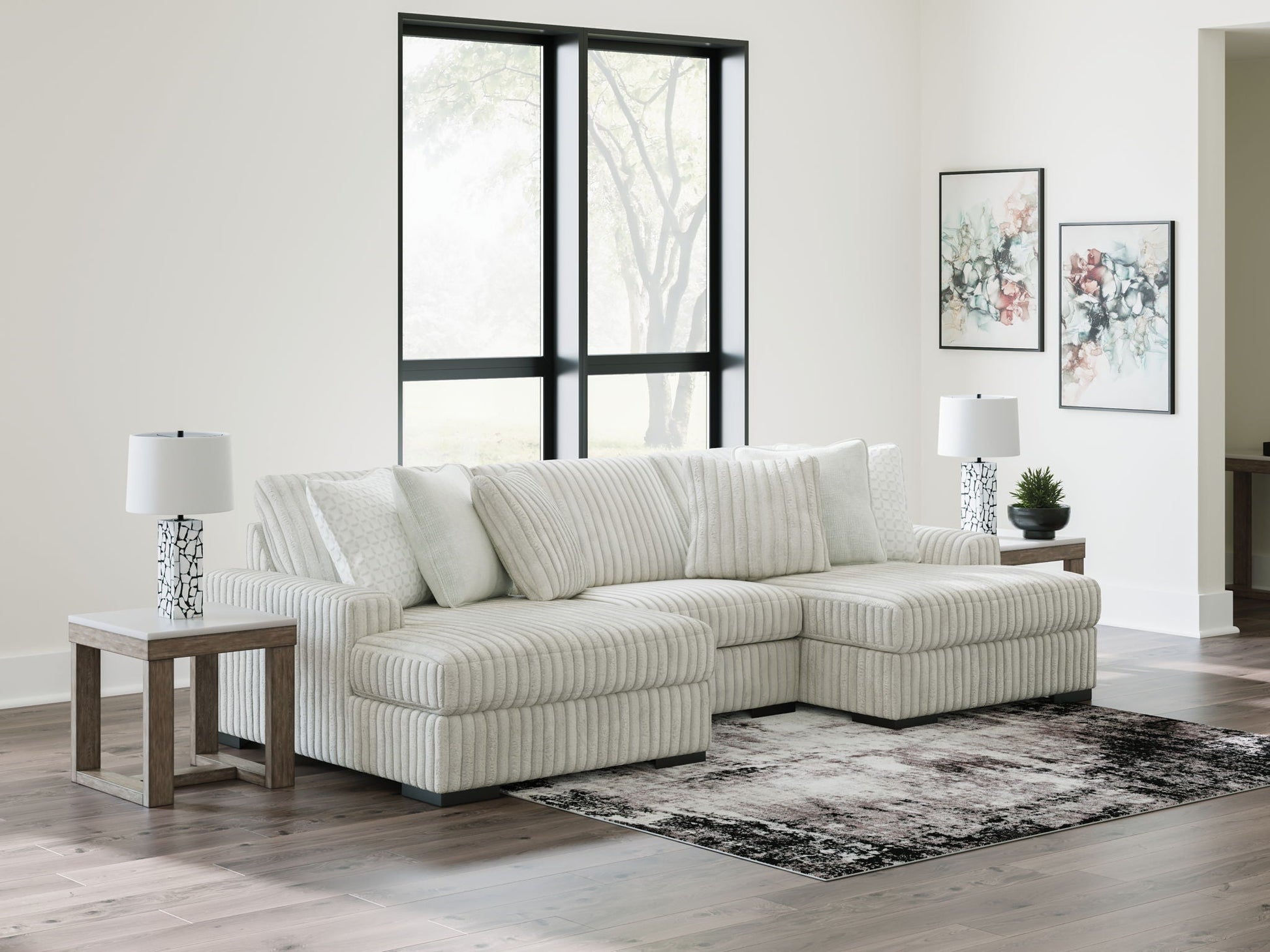 Modern Fabric Sectional