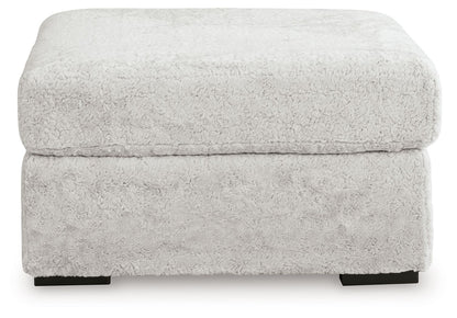 Cuddle Plush - Oversized Accent Ottoman - Arctic