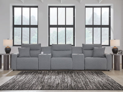 Modmax II - Reclining Sectional - Salt And Pepper