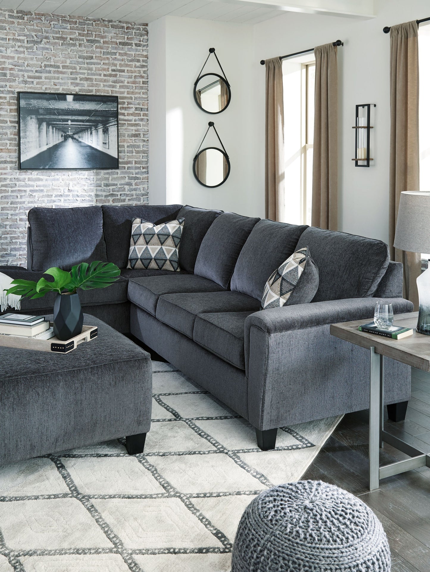 Abinger 2-Piece L Shaped Sectional with Chaise