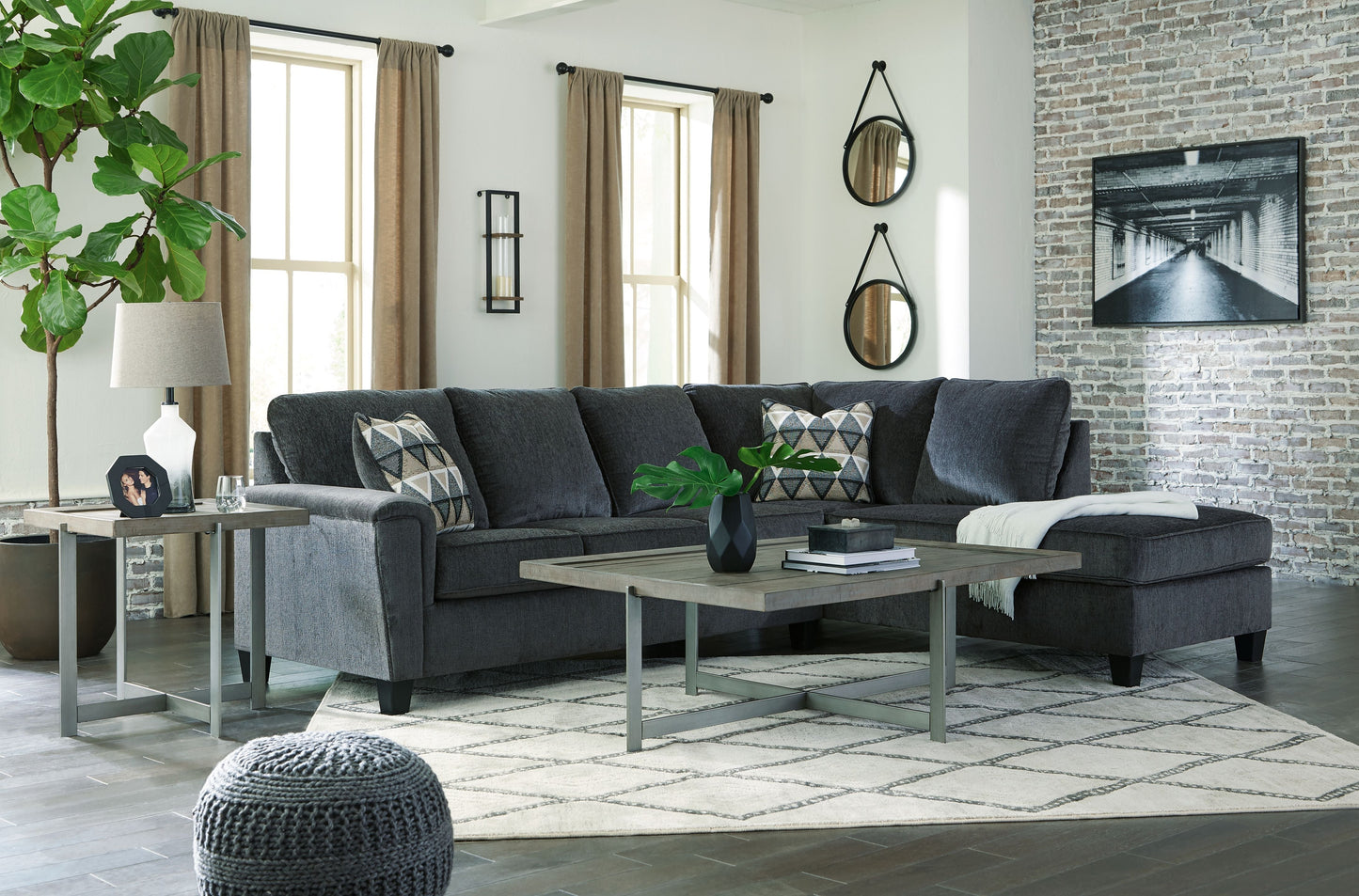 Abinger 2-Piece L Shaped Sectional with Chaise