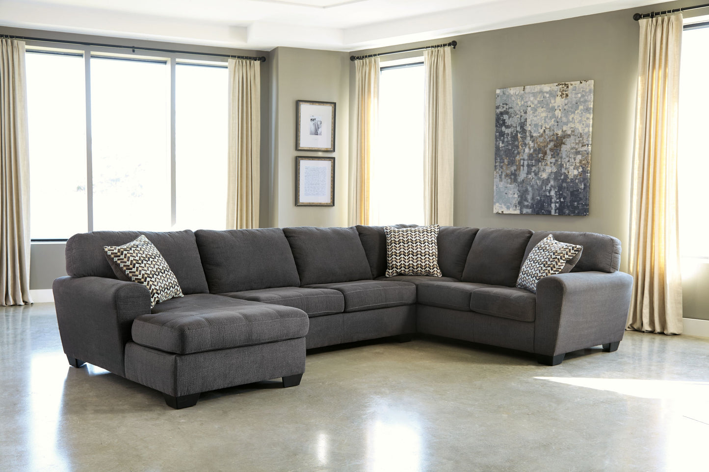 Modern Fabric Sectional