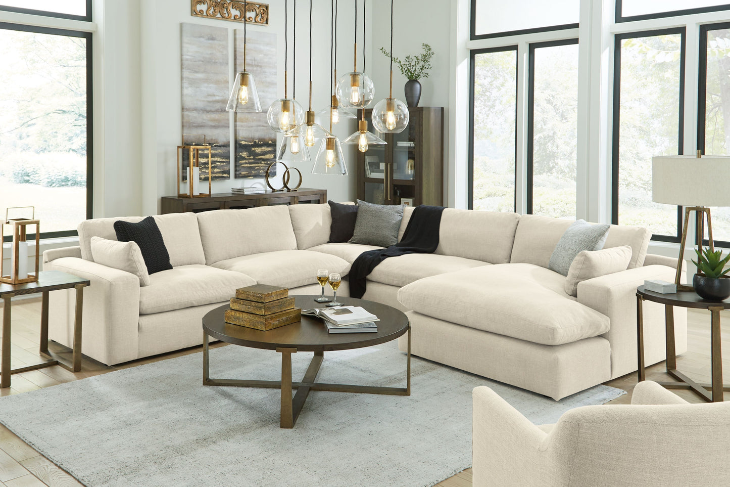 Modern Fabric Sectional