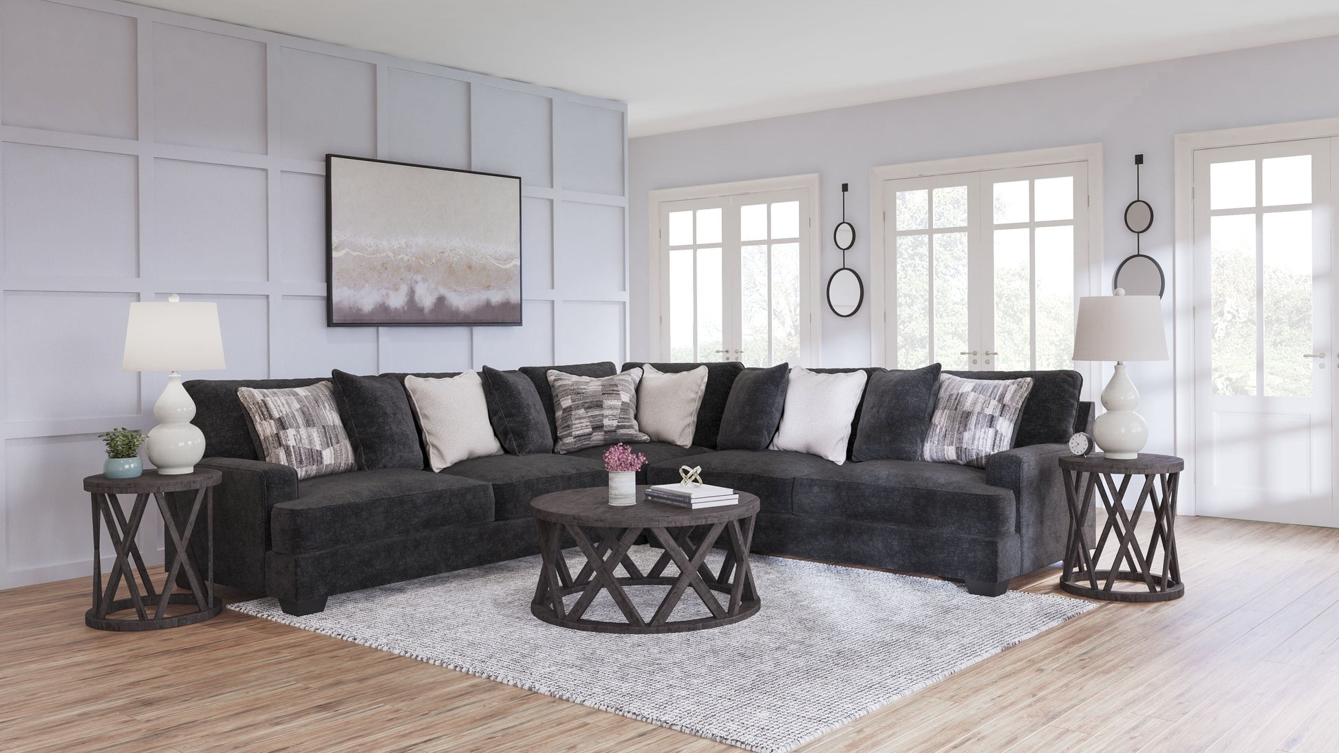 Modern Fabric Sectional