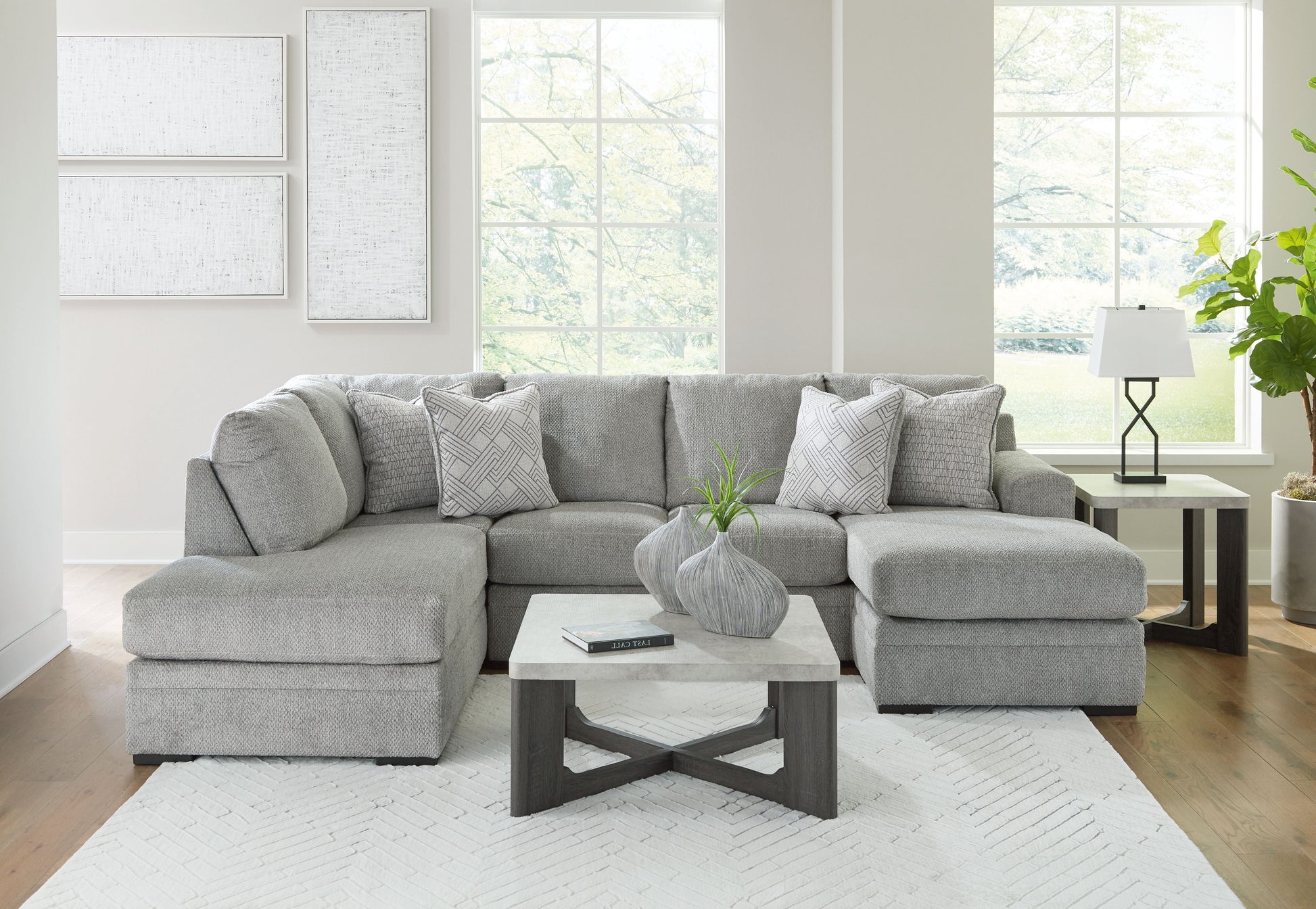 Modern Fabric Sectional