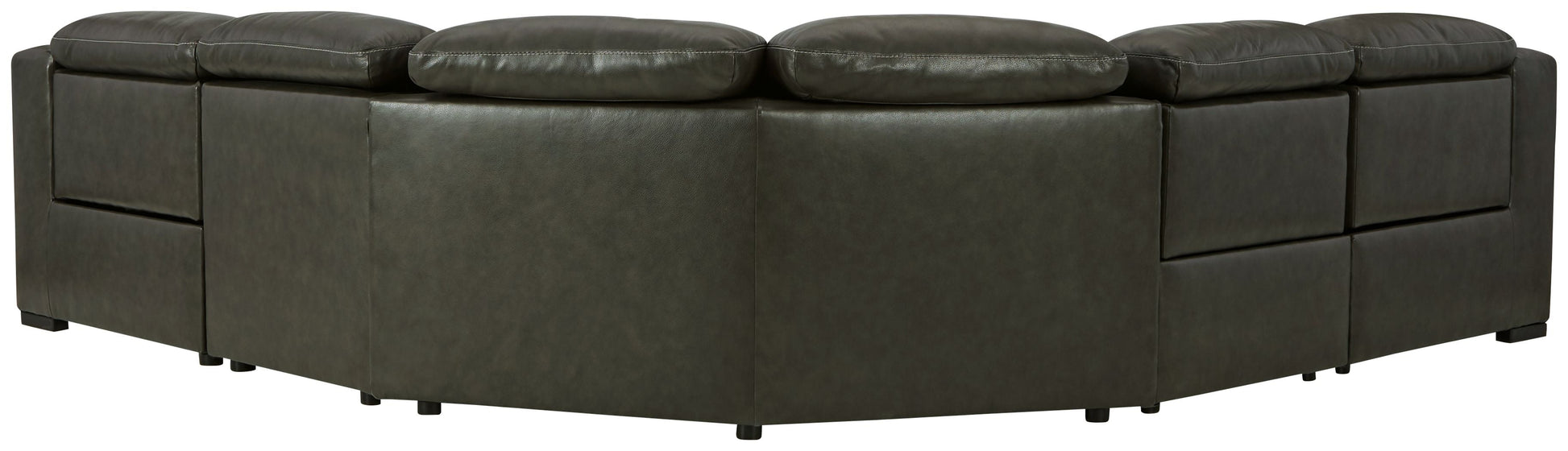 Modern Faux Leather Sectional