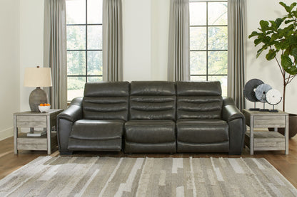 Modern Faux Leather Sectional