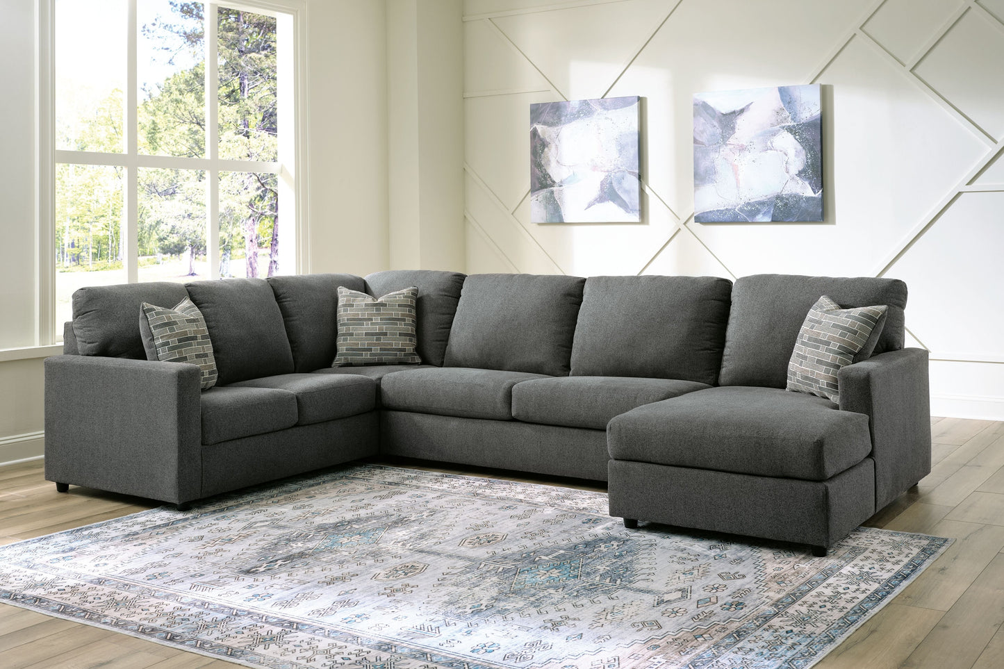 Modern Fabric Sectional