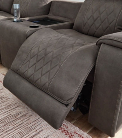 Modern Faux Leather Sectional