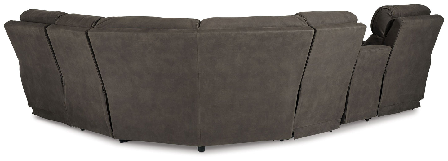 Modern Faux Leather Sectional