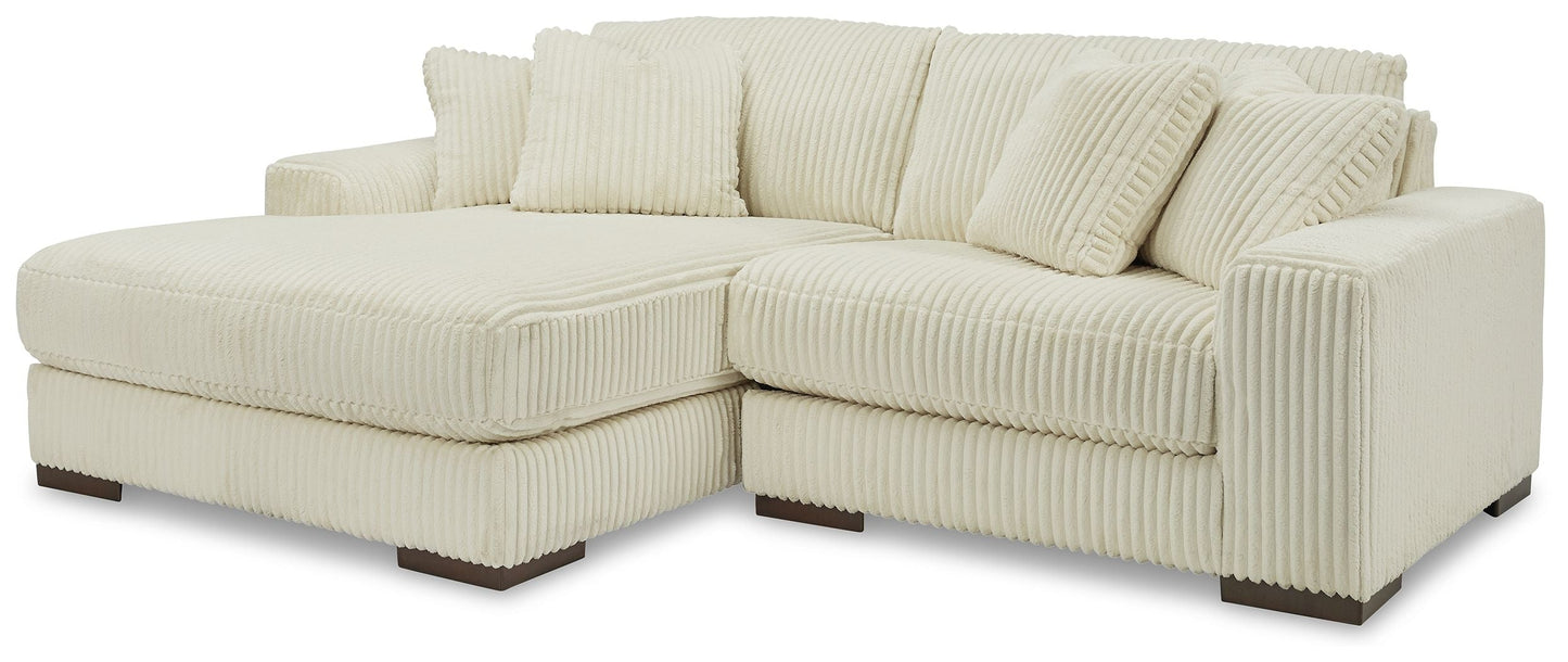 Modern Fabric 2-Piece Sectional