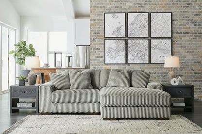 Modern Fabric 2-Piece Sectional