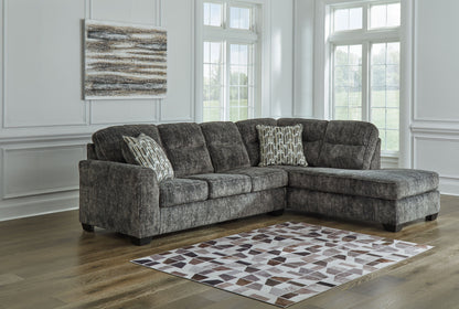 Lonoke 2-Piece Plush Fabric Sectional