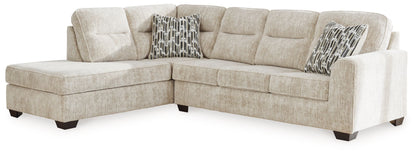 Lonoke 2-Piece Plush Fabric Sectional