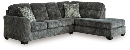 Lonoke 2-Piece Plush Fabric Sectional