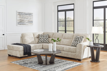 Lonoke 2-Piece Plush Fabric Sectional