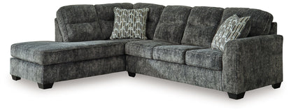 Lonoke 2-Piece Plush Fabric Sectional
