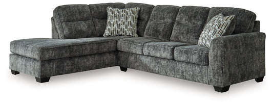 Lonoke 2-Piece Plush Fabric Sectional