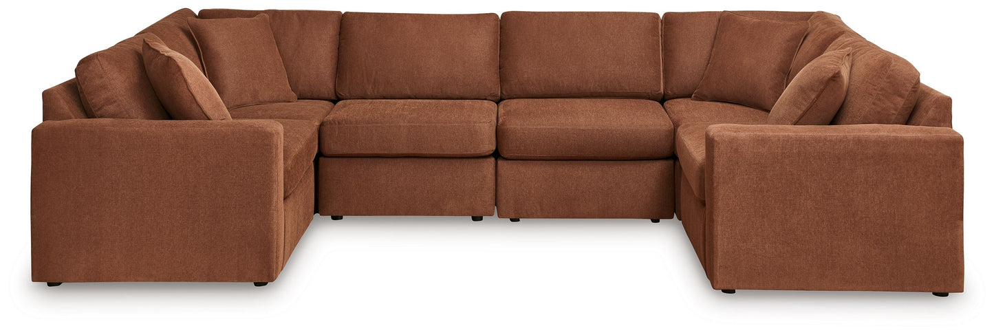 Modern Fabric 6-Piece Sectional - Ink
