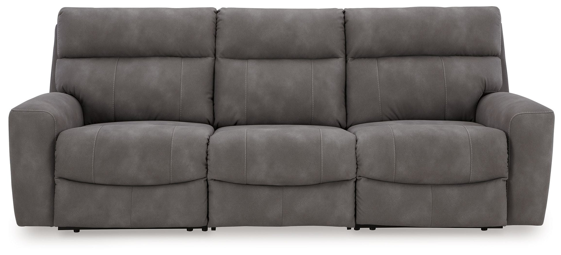 Modern Faux Leather Sectional