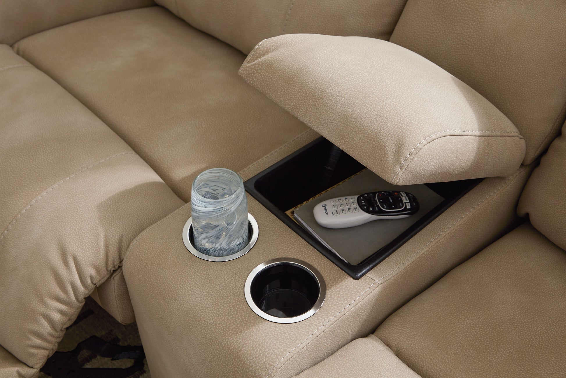 Modern Faux Leather Sectional