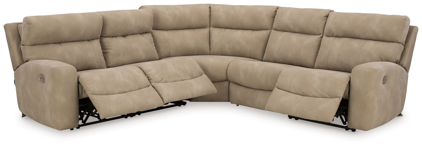 Modern Faux Leather Sectional