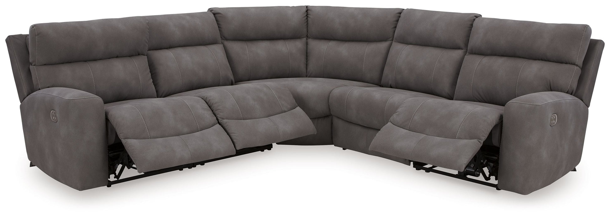 Modern Faux Leather Sectional