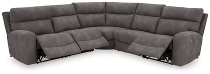 Modern Faux Leather Sectional