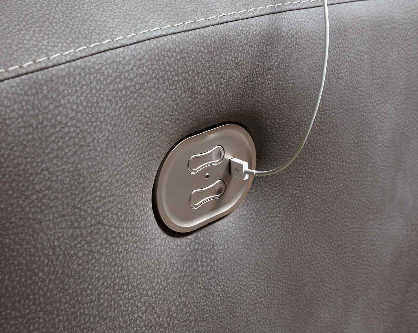 Modern Faux Leather Sectional