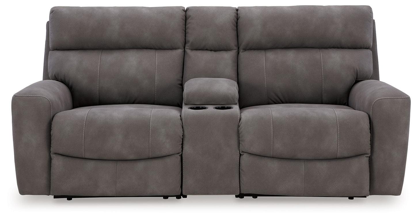 Modern Faux Leather Sectional