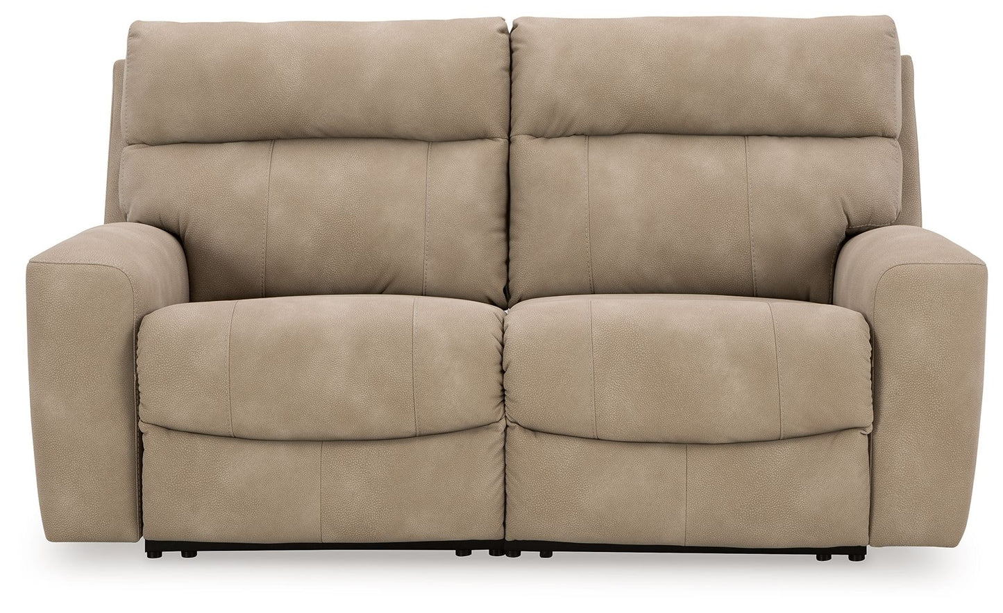 Modern Faux Leather Sectional - Slate - 4 Pc. Power Reclining Sectional