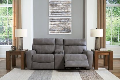Modern Faux Leather Sectional