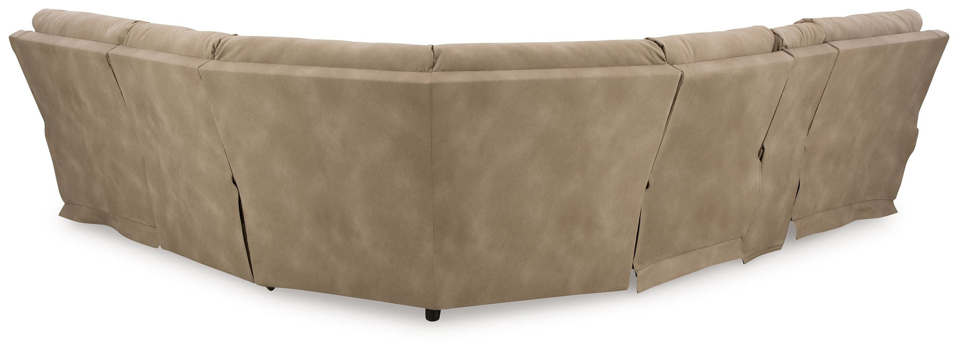 Modern Faux Leather Sectional