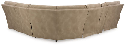 Modern Faux Leather Sectional