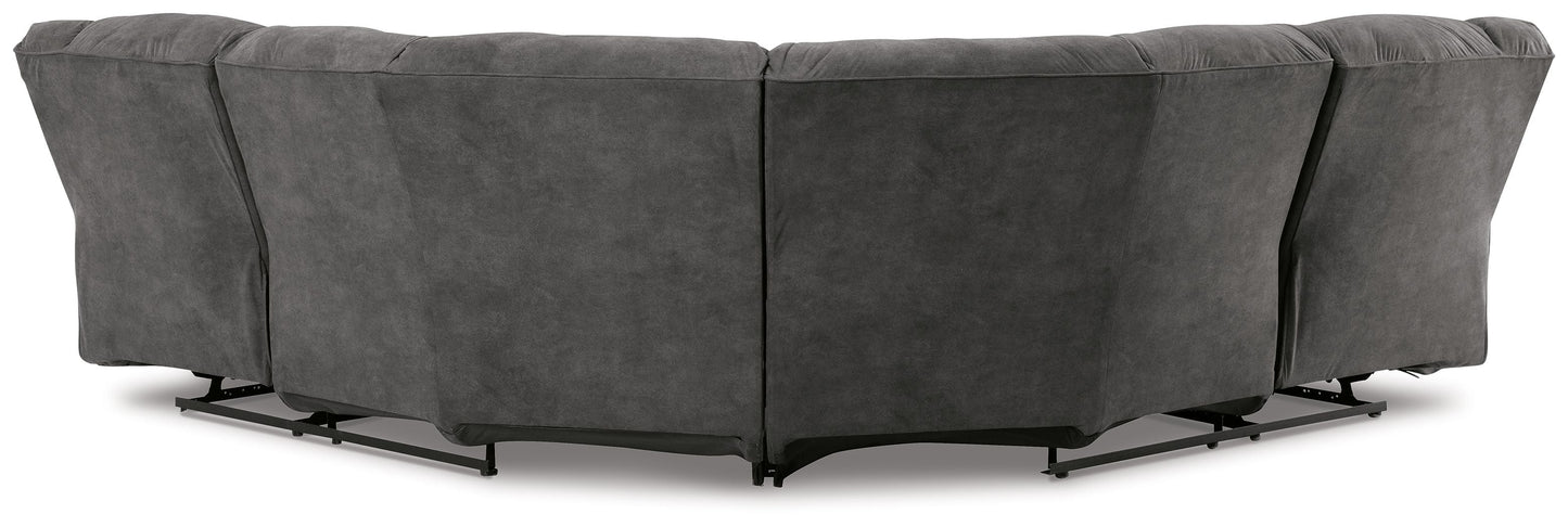 Modern Faux Leather Sectional