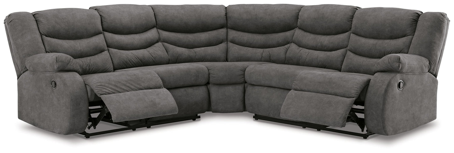 Modern Faux Leather Sectional