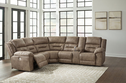 Modern Faux Leather Sectional