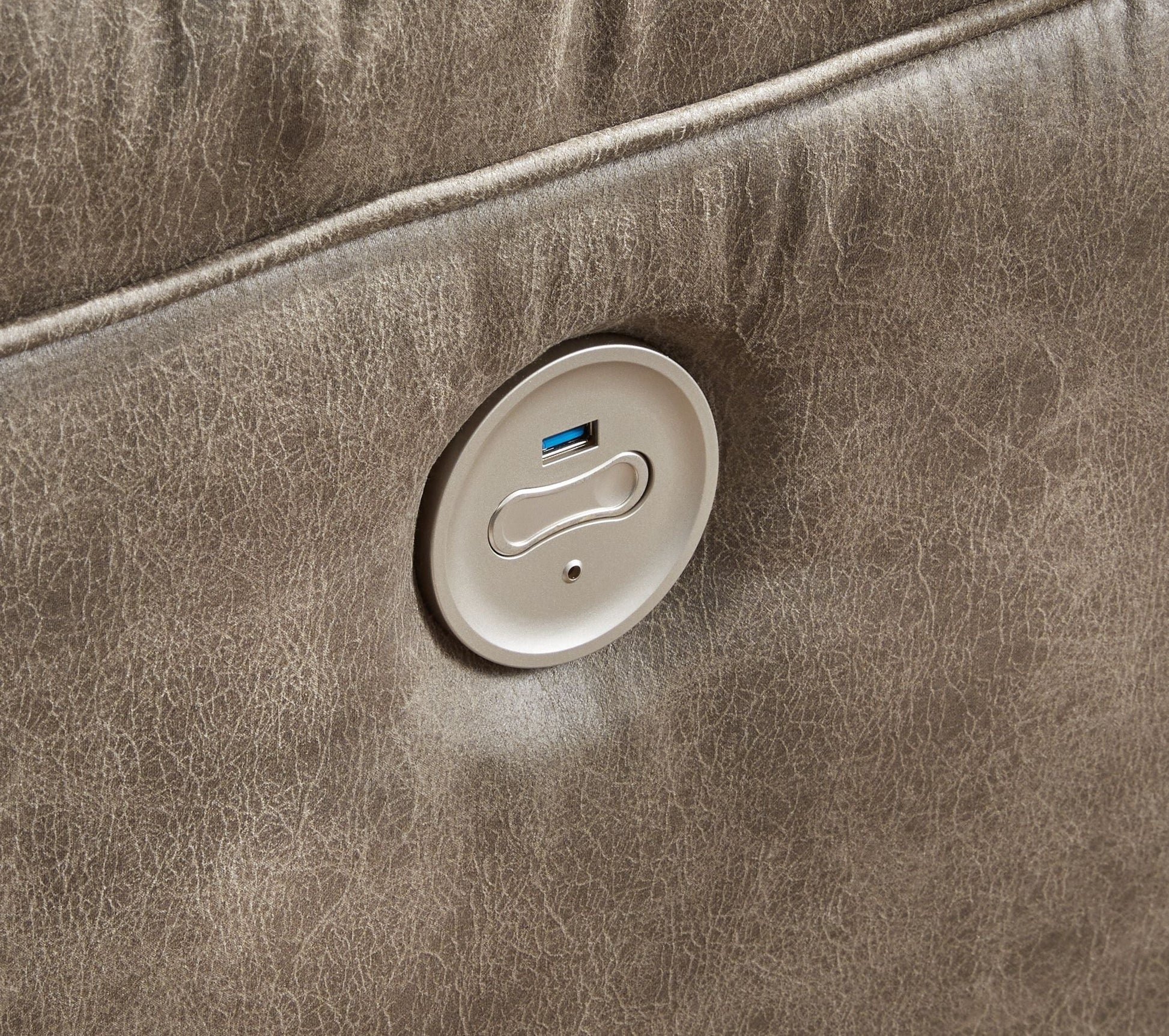 Modern Faux Leather Sectional