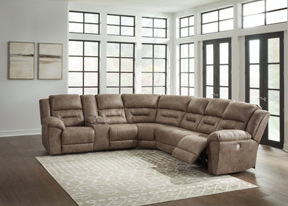 Modern Faux Leather Sectional