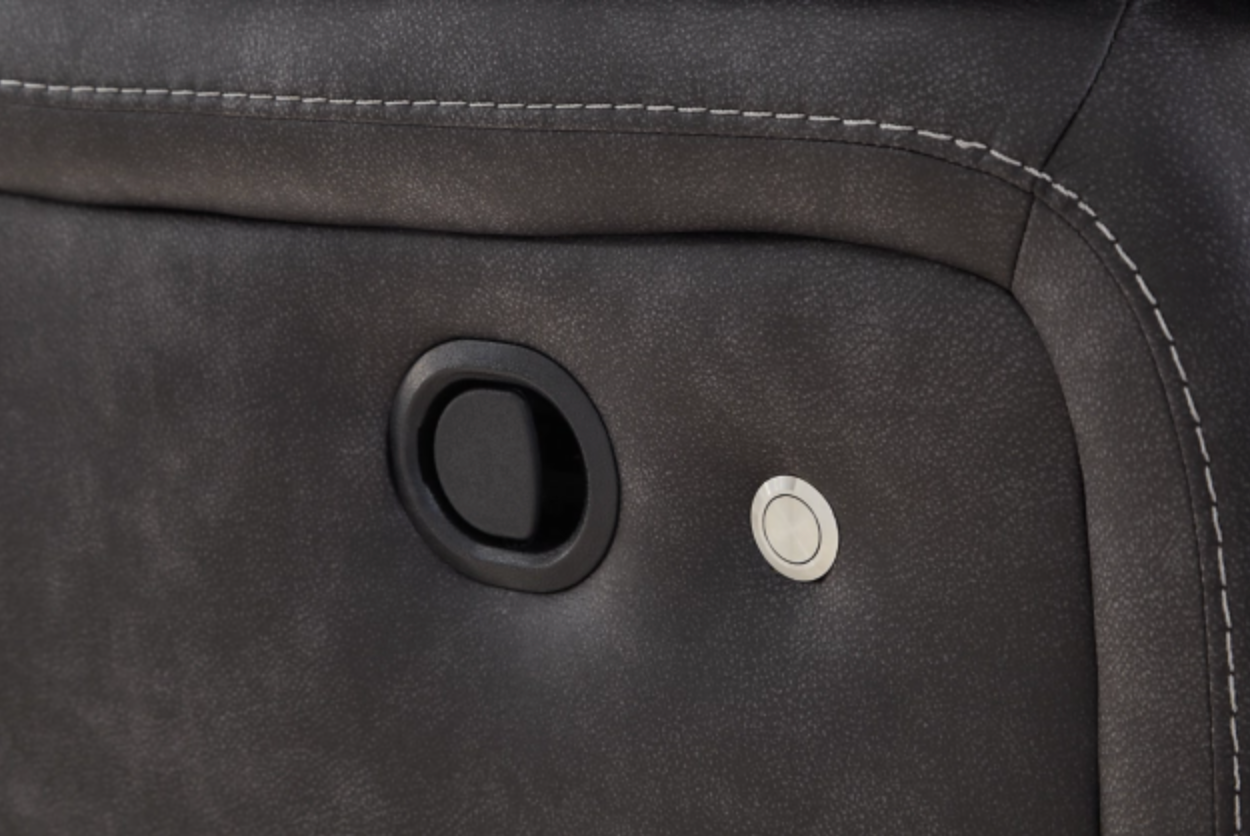 Modern Faux Leather 2-Piece Sectional