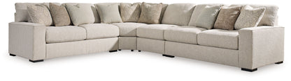 Modern Fabric Sectional - Sand - 5-Piece Sectional