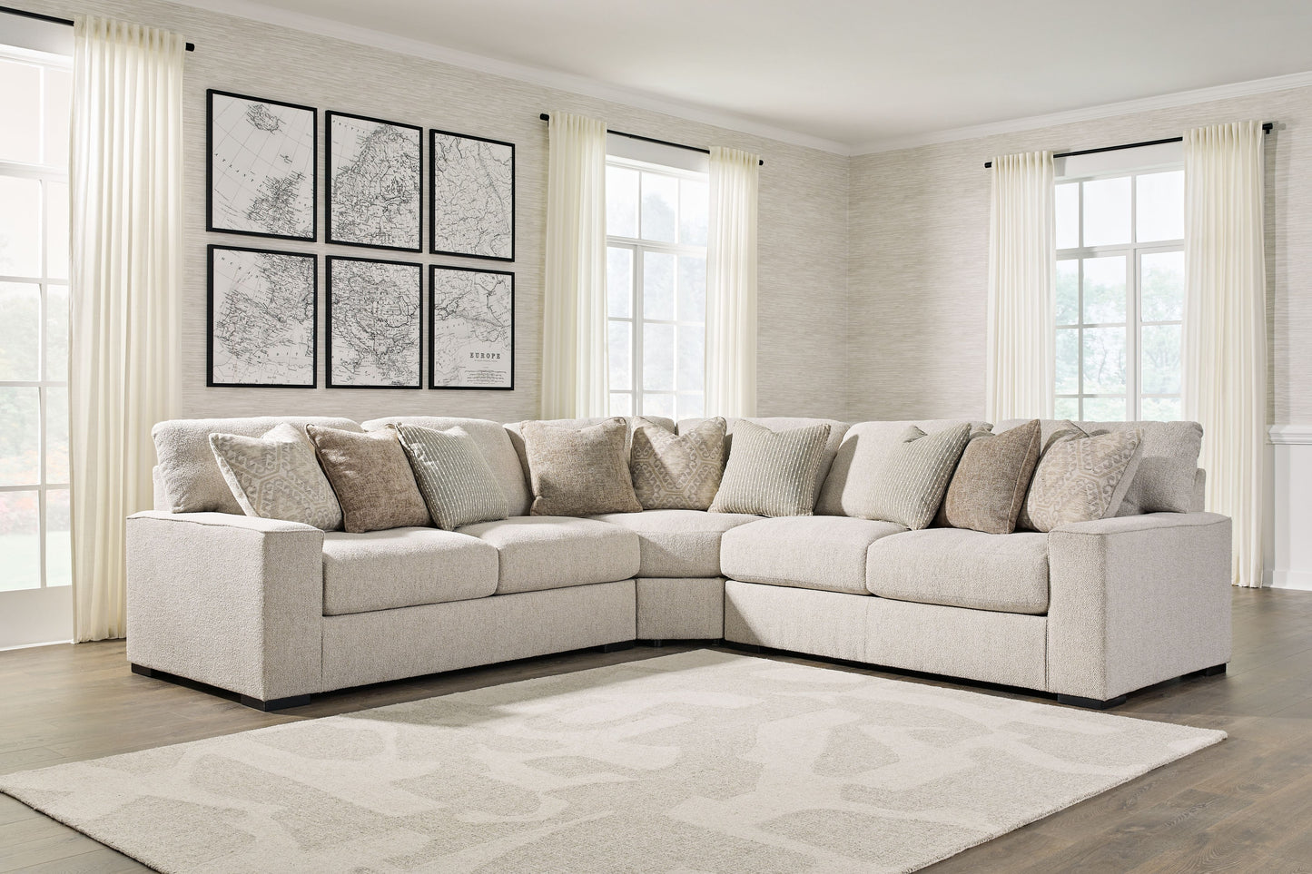Modern Fabric Sectional
