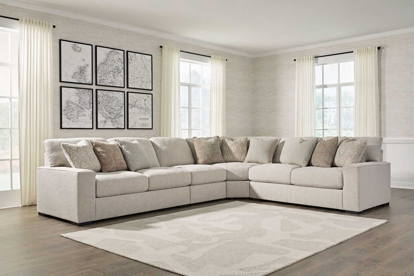 Modern Fabric Sectional
