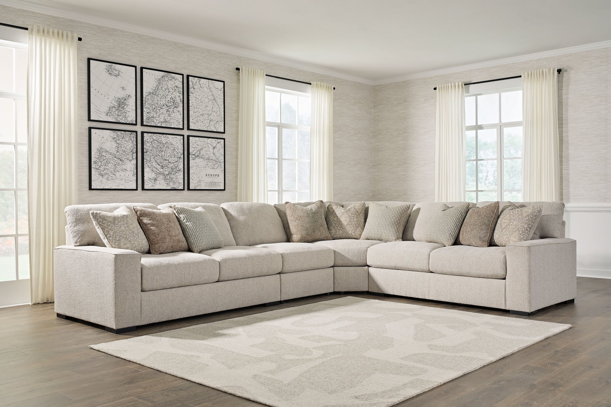 Modern Fabric Sectional
