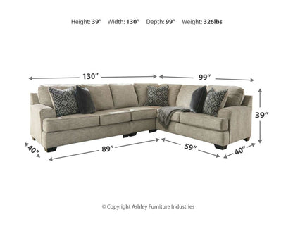Casual Fabric Sectional