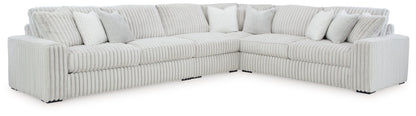Modern Fabric Sectional - Alloy - 2 Pc. Left Arm Facing Corner Chaise Sectional