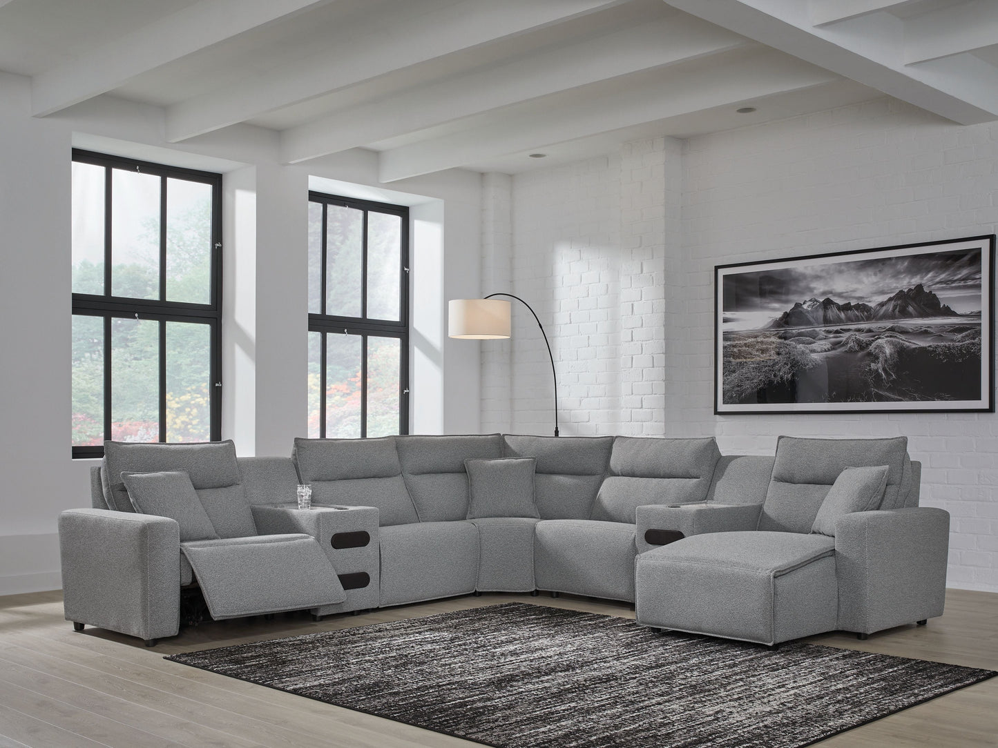 Modern Fabric Sectional