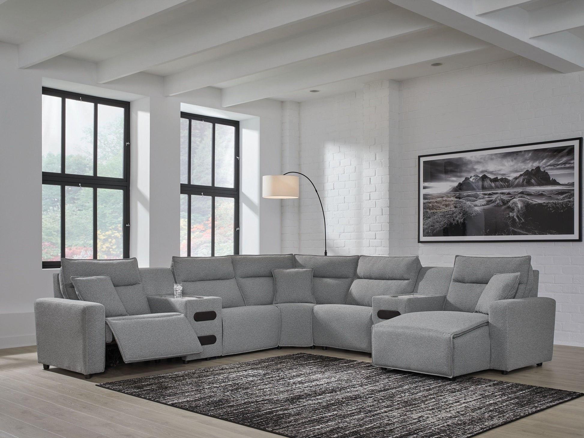 Modern Fabric Sectional